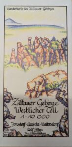 Wanderkarte Zittauer Gebirge westlicher Teil - Rolf Böhm