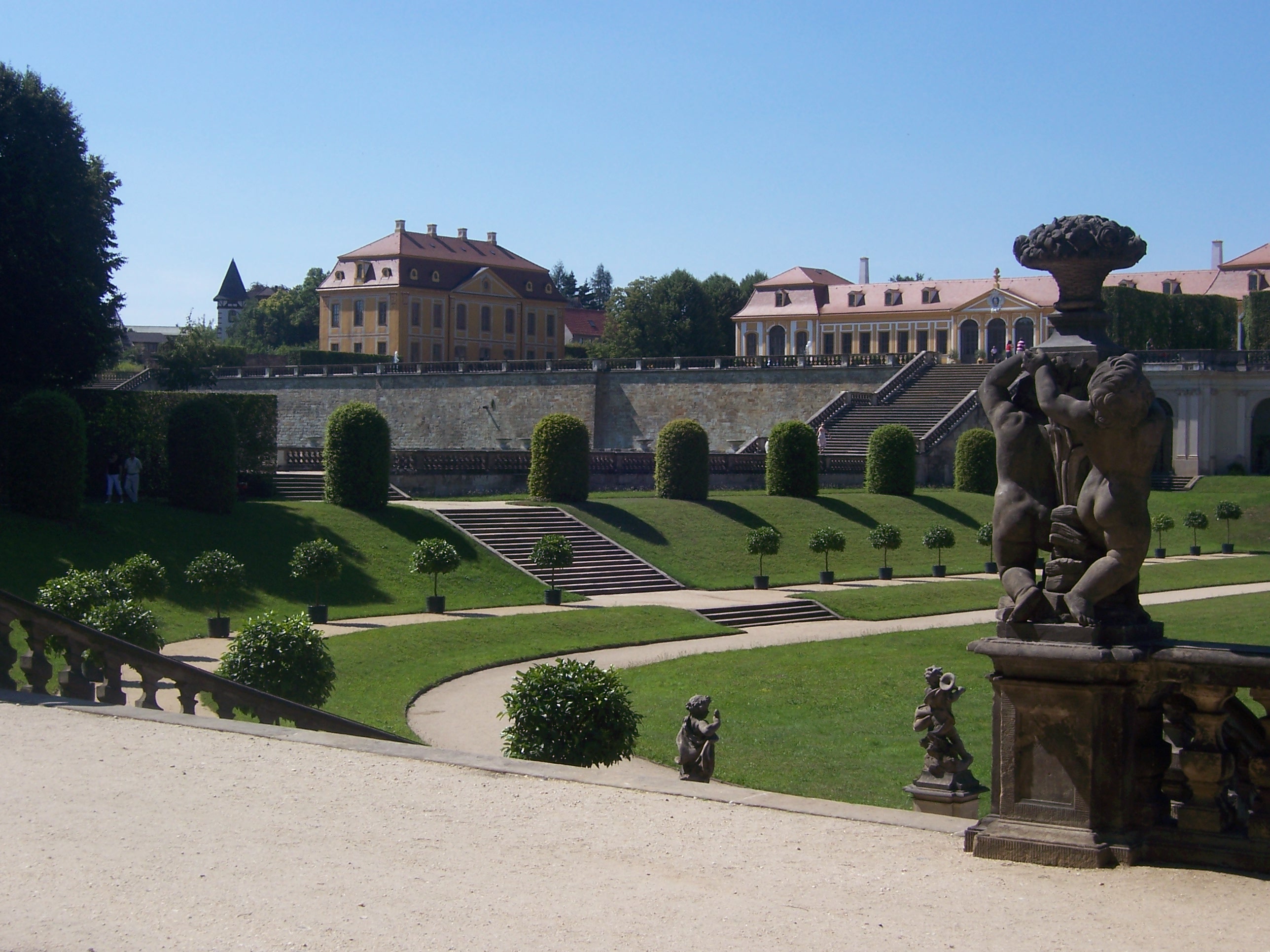 Barockgarten Großsedlitz mit Friedrichschlösschen