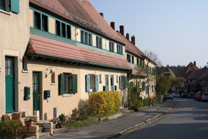 typisches Reihenhaus in Hellerau