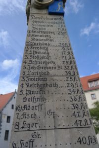 Kursächsische Postmeilensäule in Dohna