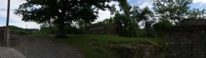 Panorama auf der Burgruine Elsterberg