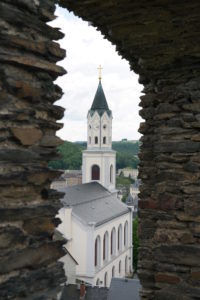 Blick auf die Laurentiuskirche Elsterberg