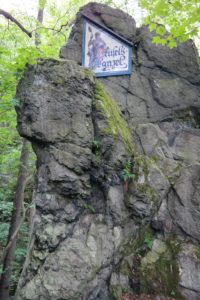 Teufelskanzel am Eingang ins Nymphental