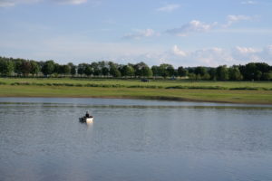 Angler auf der Talsperre Pöhl