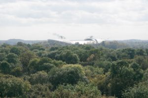 Blick auf Leipzig vom Rosentalturm