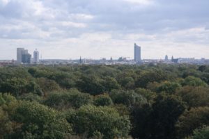 Blick auf Leipzig vom Rosentalturm