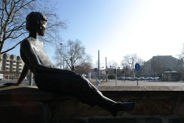 Erich Kästner am Albertplatz