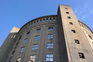 Der große Gasometer in Dresden