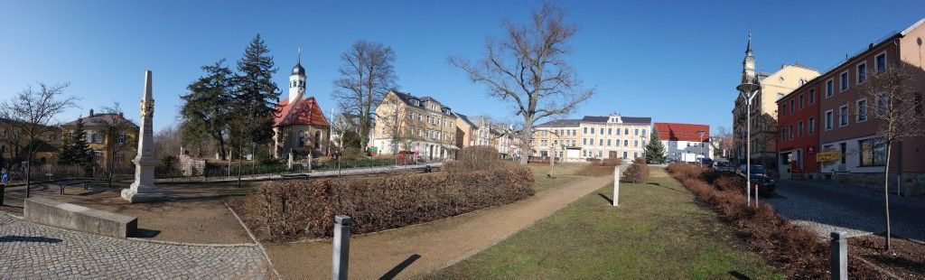 Panorama Marktplatz Rabenau