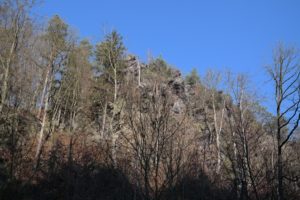 Blick hinauf vom Rabenauer Grund