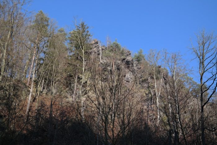 Blick hinauf vom Rabenauer Grund