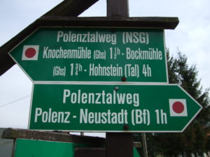 Polenztal Wegweiser