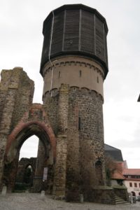 Wasserturm mit Mönchskirche in Bautzen