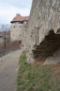 Mühlbastei mit Stadtmauer