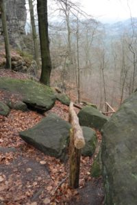 Hinab am Kleinen Winterberg