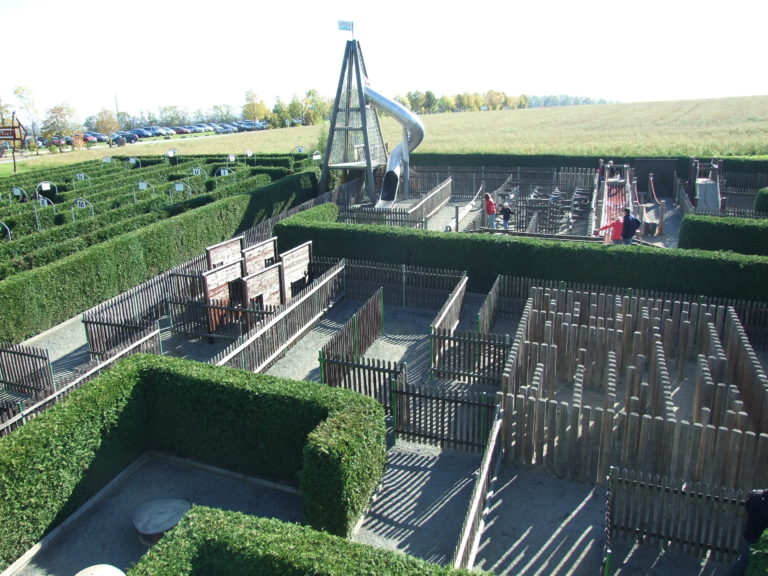 Irrgarten Kleinwelka in Bautzen - Sachsen Erkunden