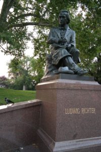 Ludwig-Richter-Denkmal auf der Brühlschen Terrasse