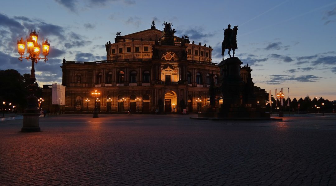 Die Semperoper in Dresden