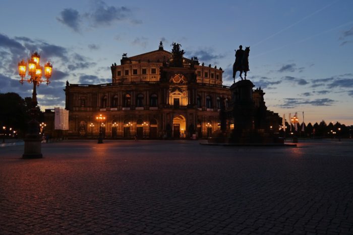 Die Semperoper in Dresden