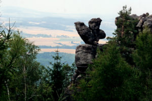 Felsgebilde Eule im Zittauer Gebirge