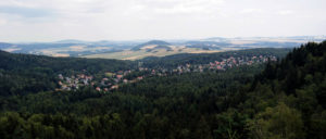 Blick auf Jonsdorf