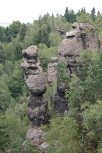 Hennigsäule in der Jonsdorfer Felsenstadt