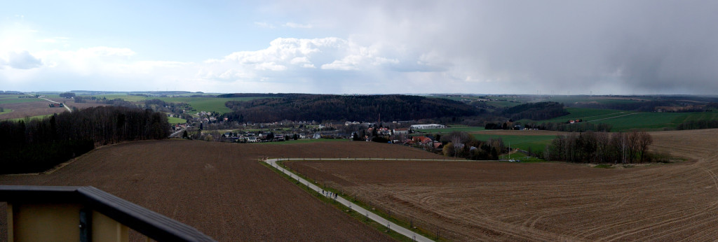 Blick vom Aussichtsturm in Böhrigen