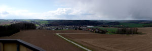 Blick vom Aussichtsturm in Böhrigen