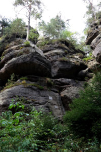 Der Nonnensteig auf den Nonnenfelsen