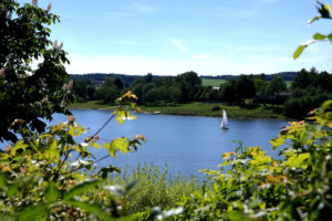 Segelsport auf der Talsperre Malter