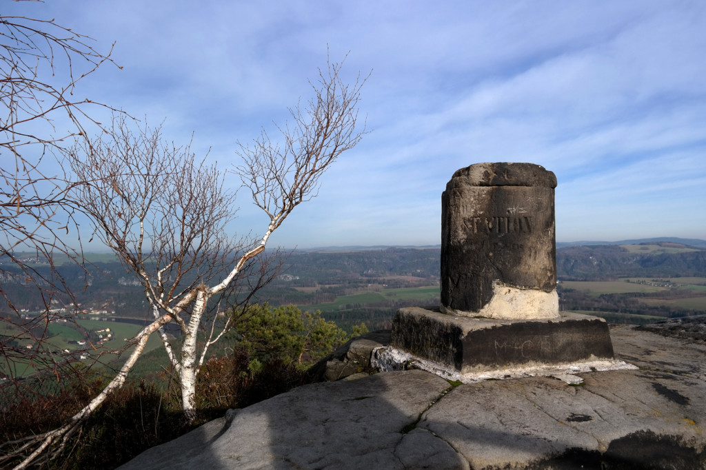 Triangulierung auf dem Lilienstein