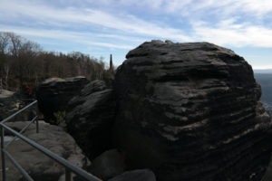 Wettinobelisk von der Westseite des Lilienstein