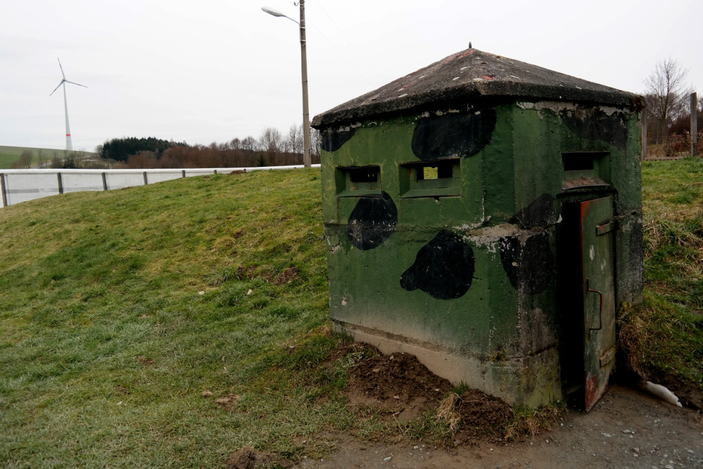 Bunker an der DDR-Mauer in Mödlareuth