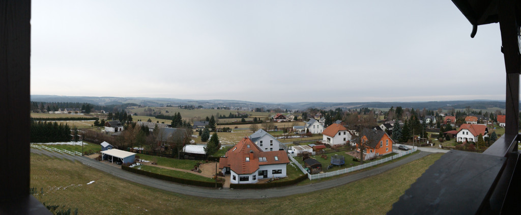 Blick vom Aussichtsturm Remtengrün nach Nordosten