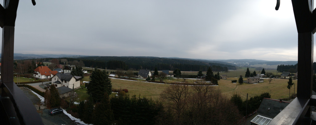 Blick vom Aussichtsturm Remtengrün nach Südosten