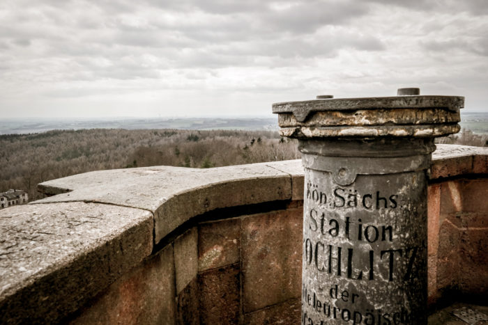 Königlich Sächsische Triangulationssäule auf dem Rochlitzer Berg