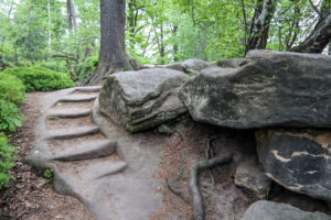 Alte Stufen auf dem Pfaffenstein