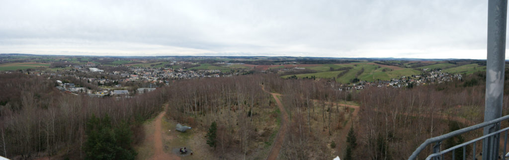 Blick von der Deutschlandschachthalde