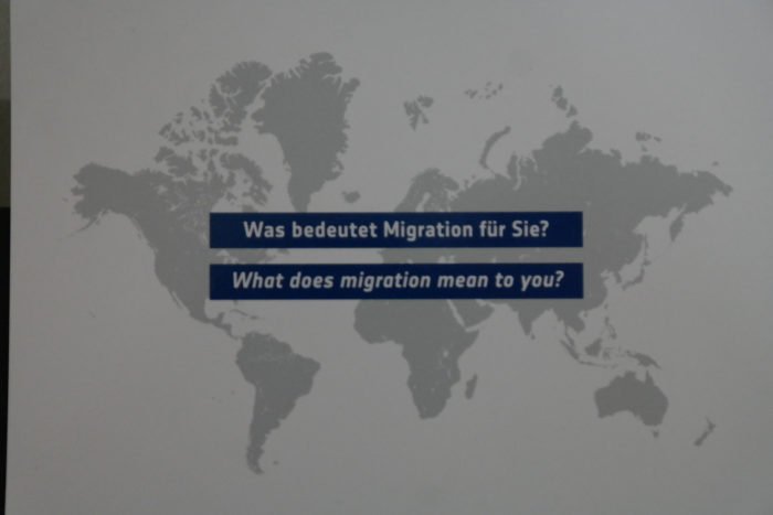 Austellung #MigrationDD im Dresdner Verkehrsmuseum