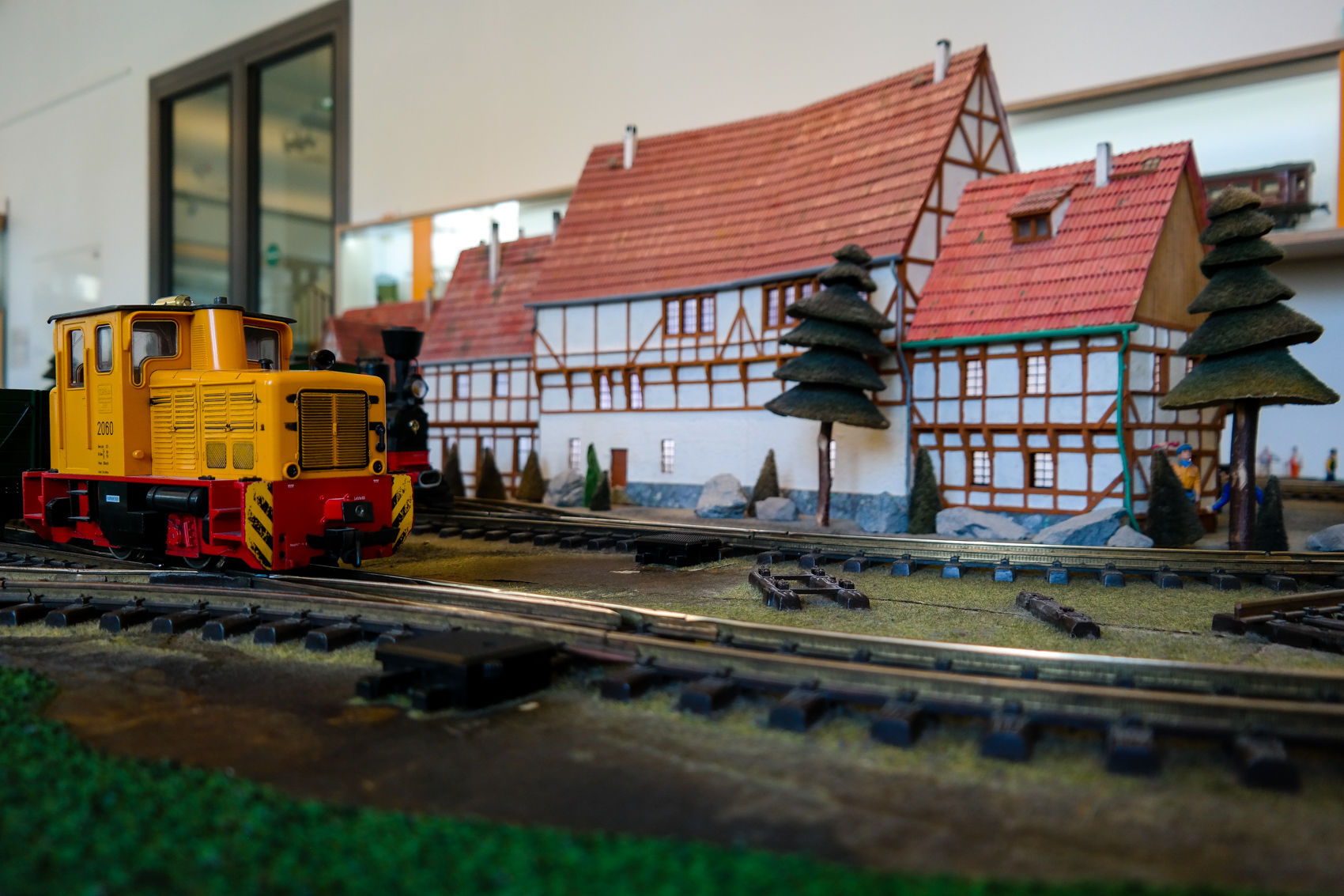 Modelleisenbahn im Verkehrsmuseum Dresden