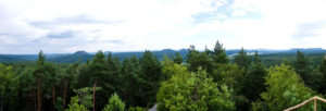 Blick vom Spitzstein auf die Sächsische Schweiz