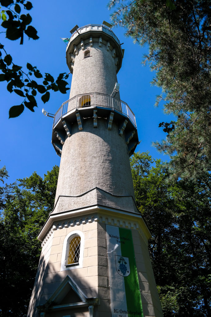 Der König-Albert-Turm in Weinböhla