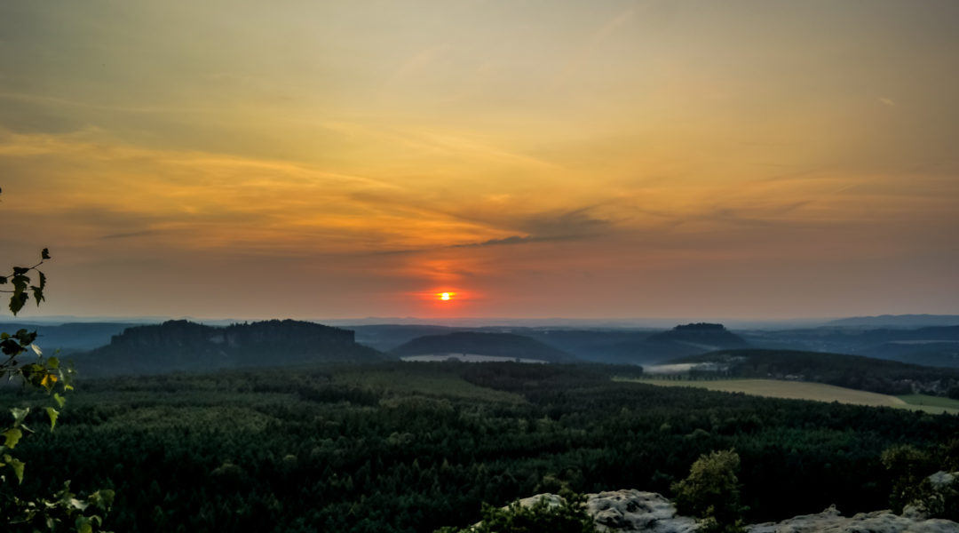 Sonnenuntergang auf dem Gohrisch