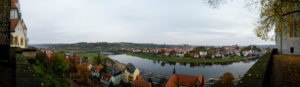 Blick von der Albrechtsburg auf die Elbe