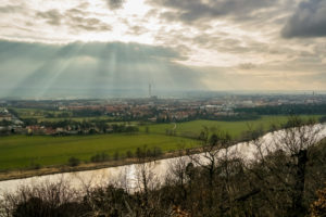 Blick von der Agneshöhe auf Dresden