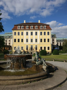 Das historische Gebäude des Westin Bellevue