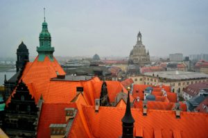 Blick vom Hausmannturm auf die Frauenkirche