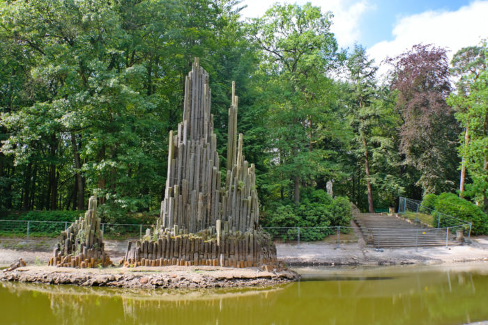 Basaltsäule im Rakotzsee
