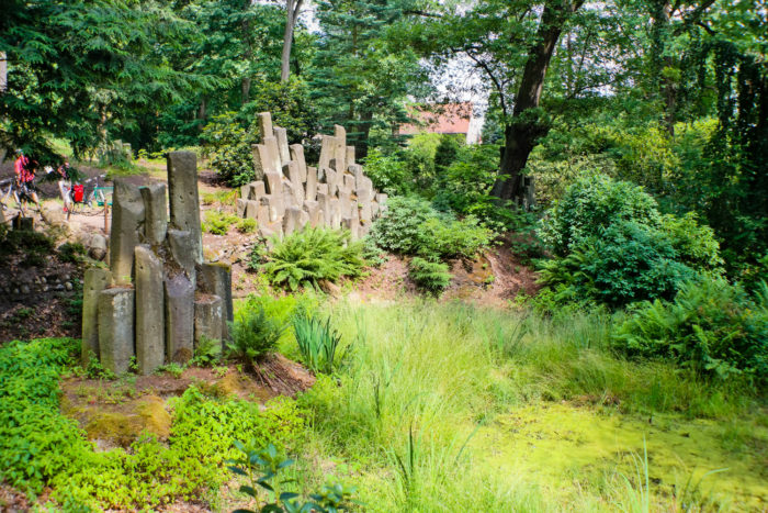 Basaltsäulen im Kromlauer Park