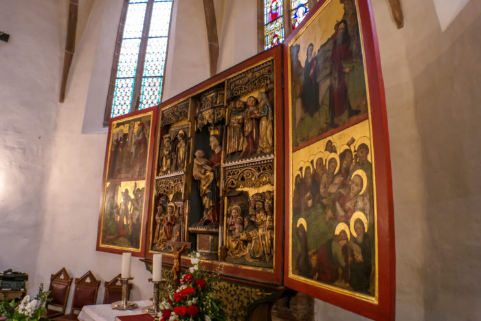 Alttar in der Kirche St. Marien, Gera